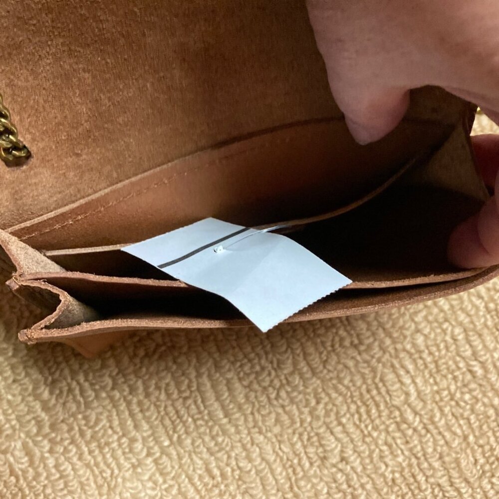Madewell The Chain Crossbody Bag Brown Leather New Purse - Picture 7 of 7